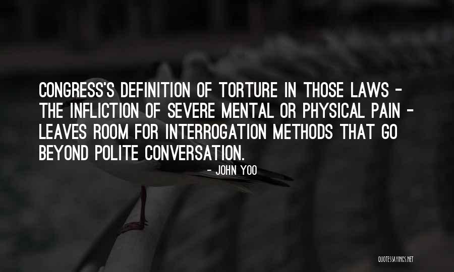 Leaves The Room Quotes By John Yoo Leaves The Room Quotes By John Yoo