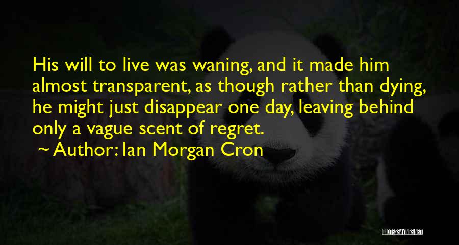 Leaving A Life Behind Quotes By Ian Morgan Cron