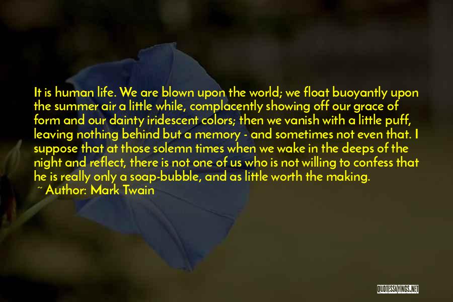 Leaving A Life Behind Quotes By Mark Twain