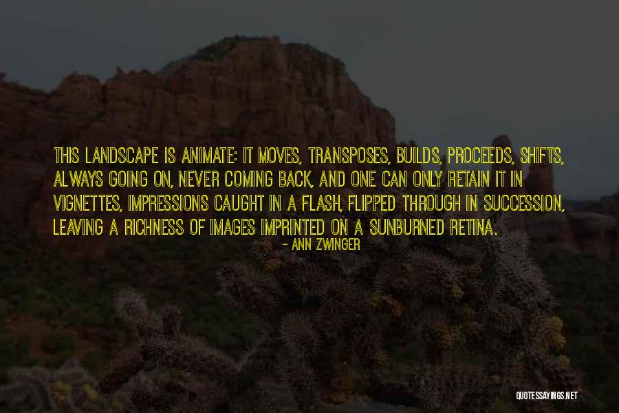 Leaving And Coming Back Quotes By Ann Zwinger Leaving And Coming Back Quotes By Ann Zwinger
