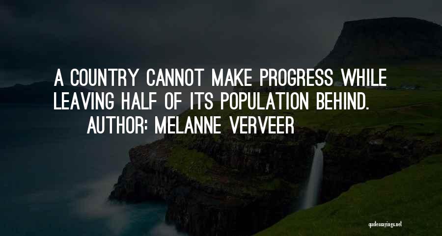 Leaving Behind Quotes By Melanne Verveer
