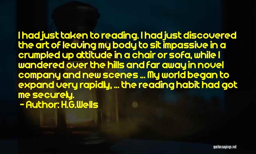 Leaving Company Quotes By H.G.Wells