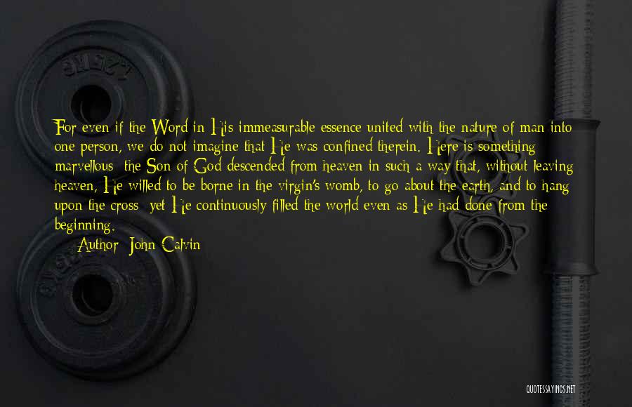 Leaving Earth Quotes By John Calvin