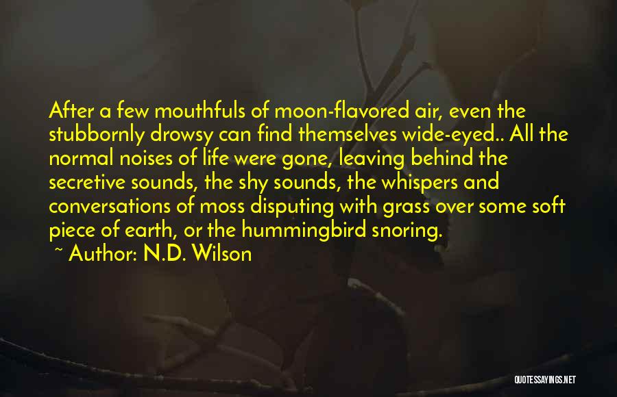 Leaving Earth Quotes By N.D. Wilson