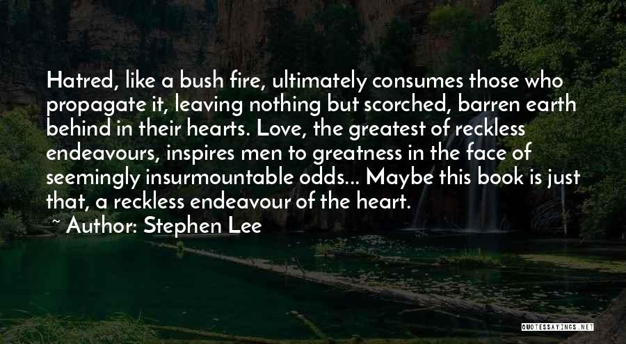 Leaving Earth Quotes By Stephen Lee