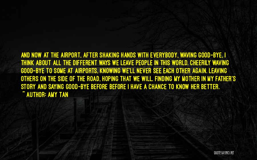 Leaving Family Quotes By Amy Tan