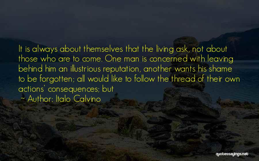 Leaving Him Behind Quotes By Italo Calvino