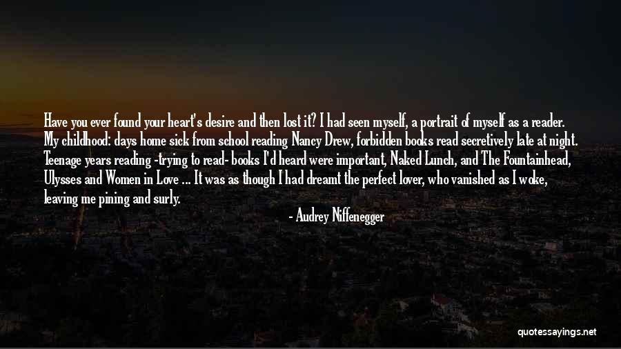 Leaving Home For Love Quotes By Audrey Niffenegger