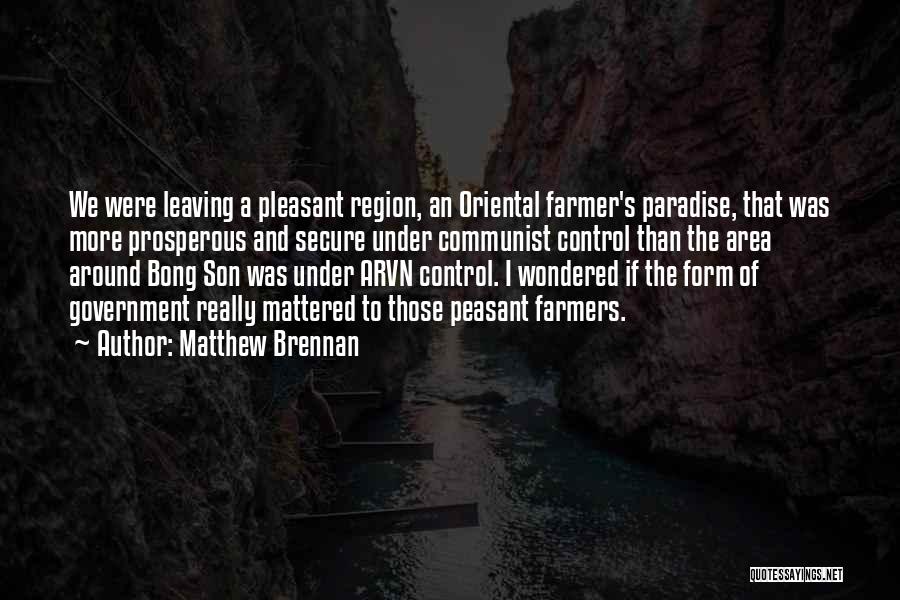Leaving Paradise Quotes By Matthew Brennan