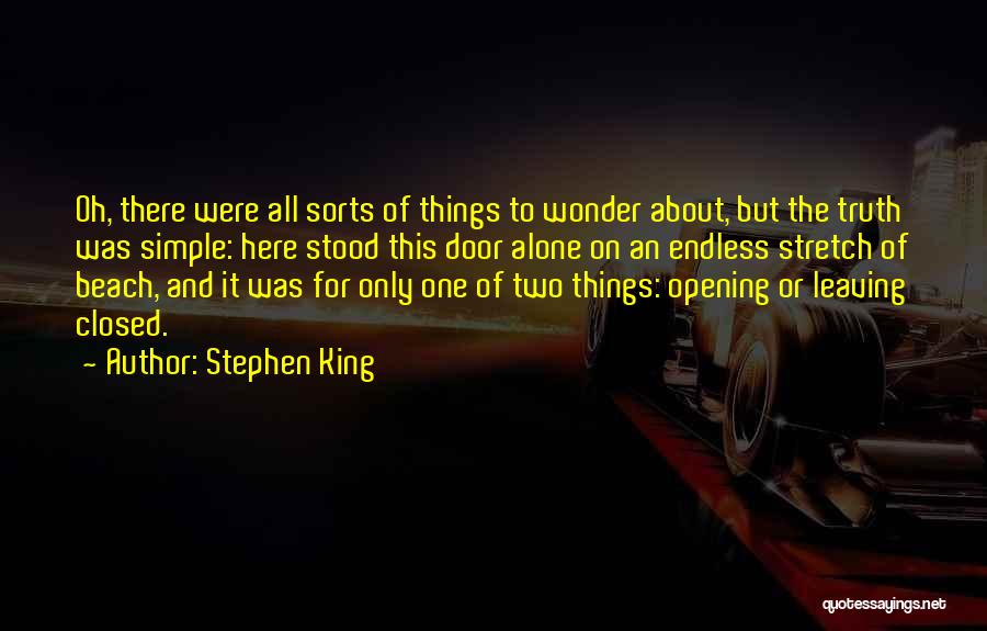 Leaving The Beach Quotes By Stephen King