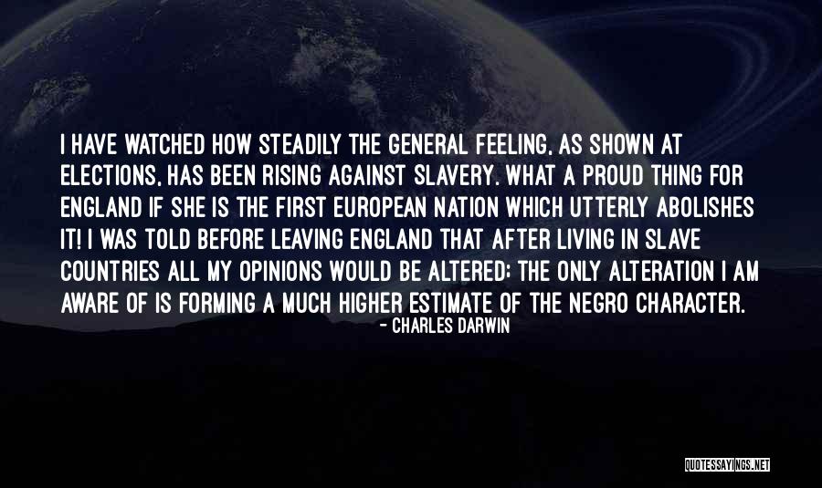 Leaving The Country Quotes By Charles Darwin Leaving The Country Quotes By Charles Darwin