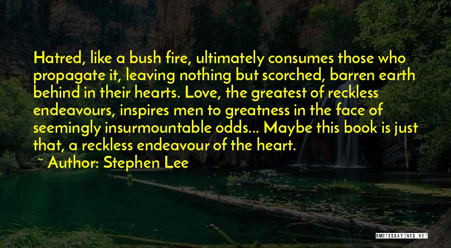 Leaving The Past Behind Love Quotes By Stephen Lee