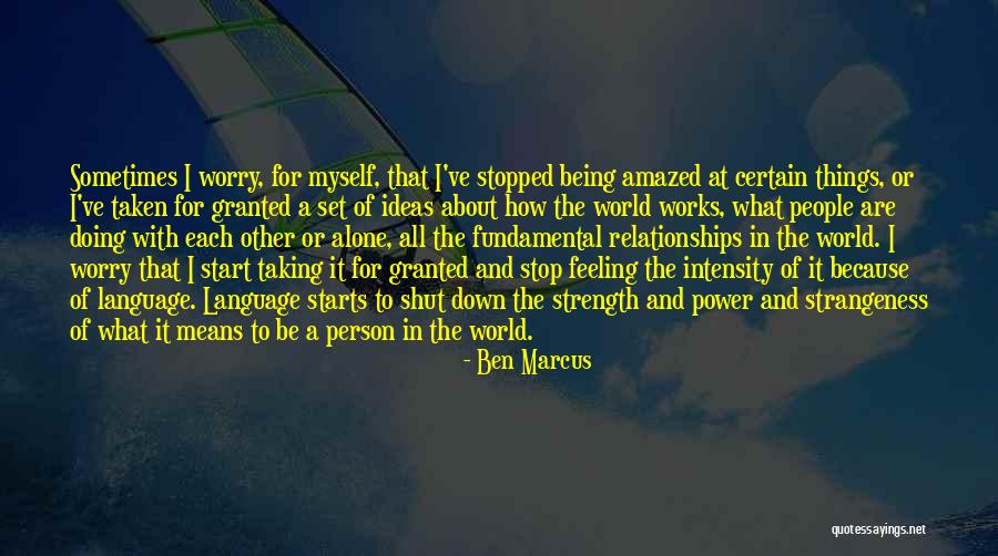 Leaving The Sea Quotes By Ben Marcus Leaving The Sea Quotes By Ben Marcus