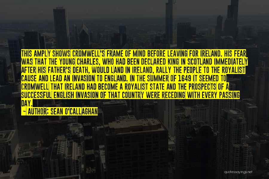 Leaving The State Quotes By Sean O'Callaghan