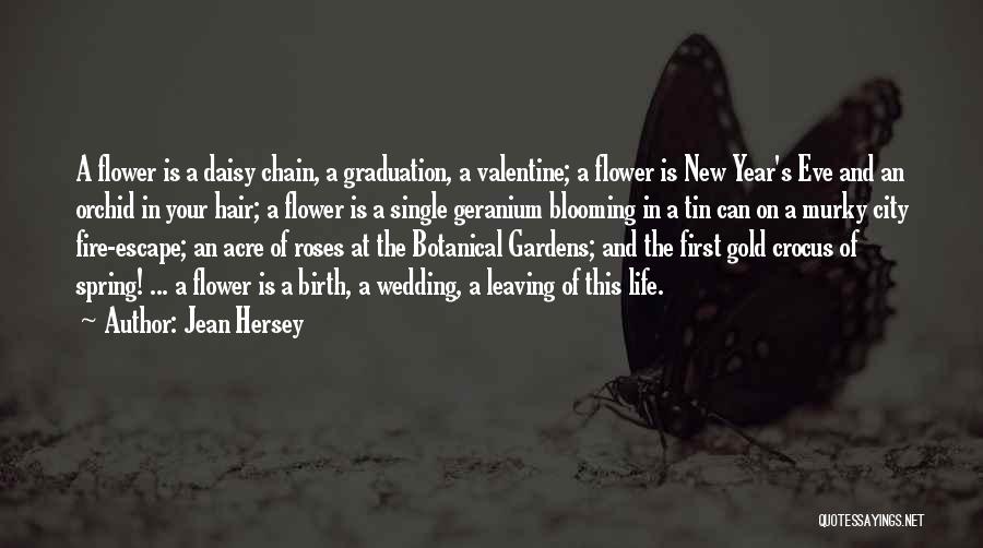 Leaving The Year Quotes By Jean Hersey