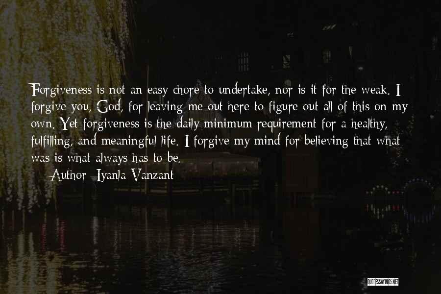 Leaving Things Up To God Quotes By Iyanla Vanzant