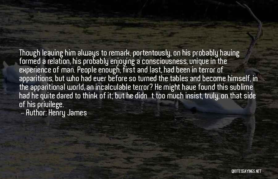 Leaving This World Quotes By Henry James