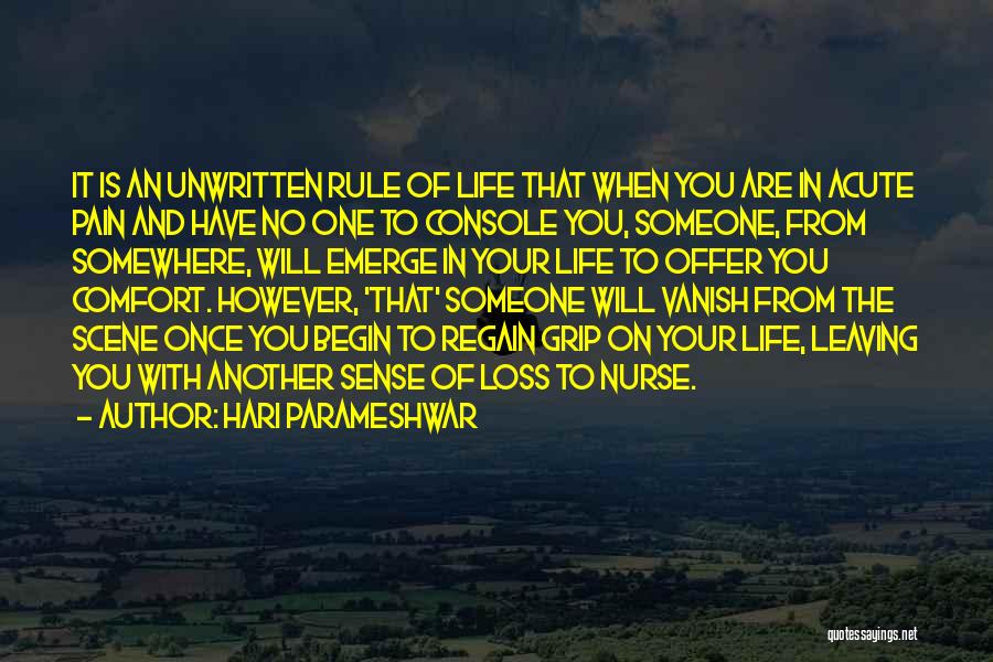 Leaving Your Life Quotes By Hari Parameshwar