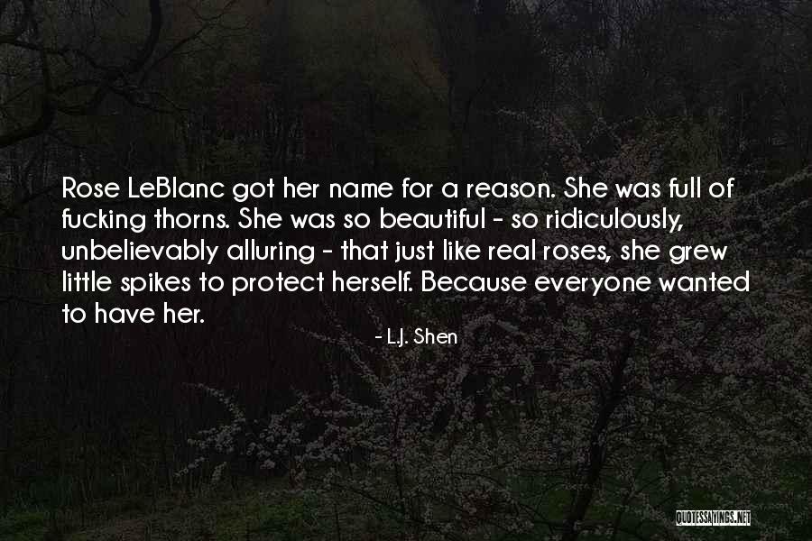 Leblanc Quotes By L.J. Shen