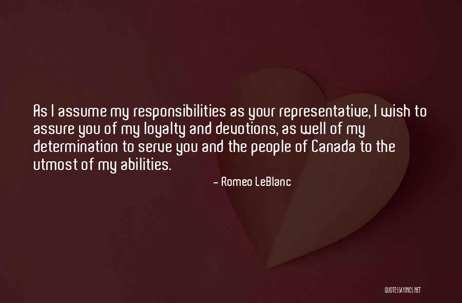 Leblanc Quotes By Romeo LeBlanc