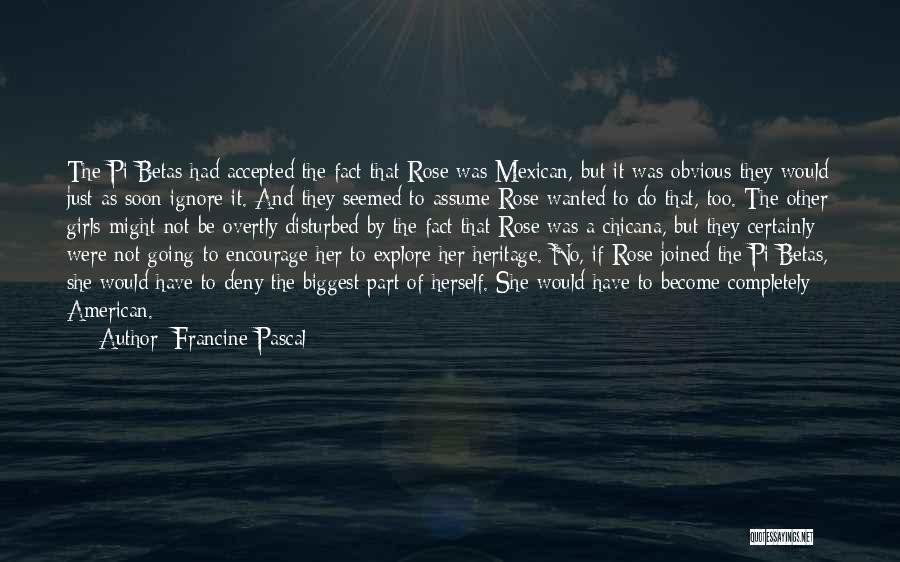 Lecchi Qs Quotes By Francine Pascal