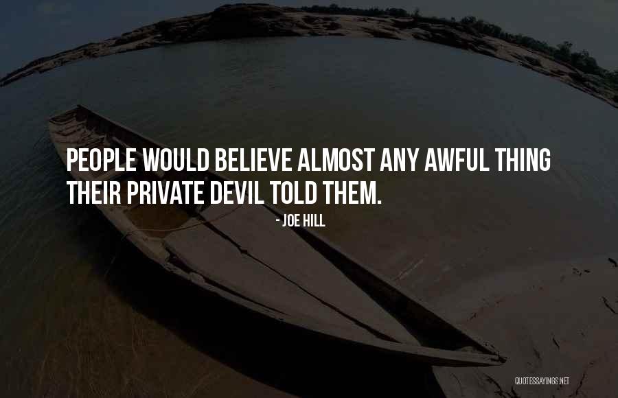 Lecumberri Villanueva Quotes By Joe Hill