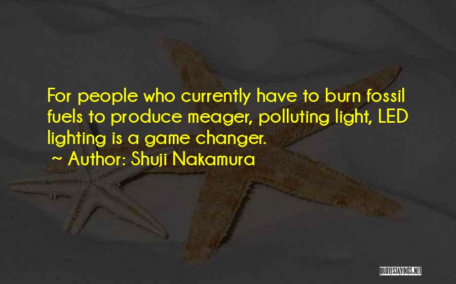 Led Lighting Quotes By Shuji Nakamura