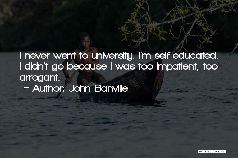 Ledges State Quotes By John Banville