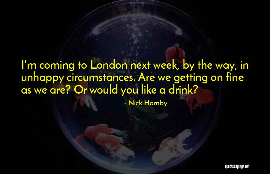 Ledouxs Quotes By Nick Hornby Ledouxs Quotes By Nick Hornby
