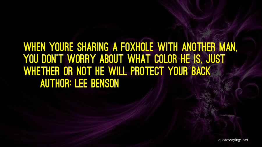 Lee Benson Quotes 120798