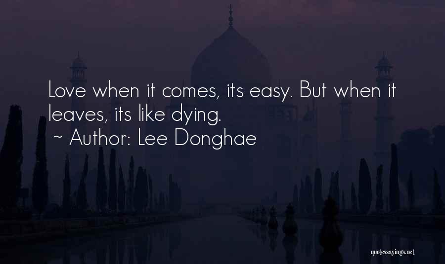 Lee Donghae Quotes 1564808