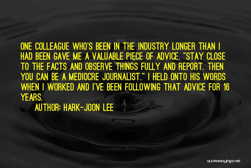 Lee Held Quotes By Hark-Joon Lee