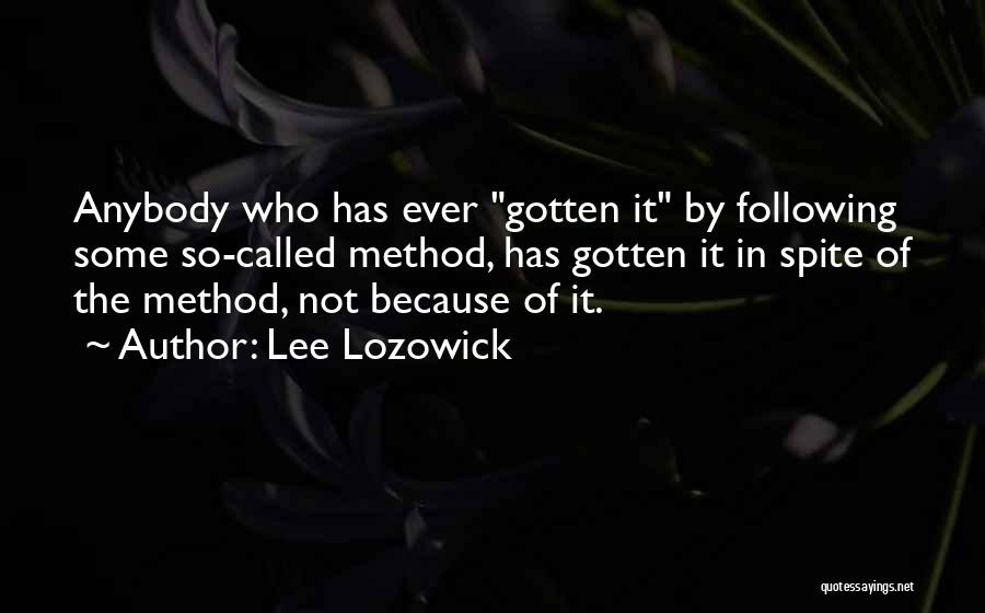 Lee Lozowick Quotes 1144700