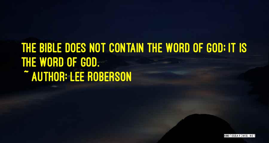 Lee Roberson Quotes 558248