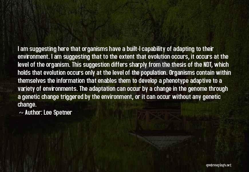 Lee Spetner Quotes 443136