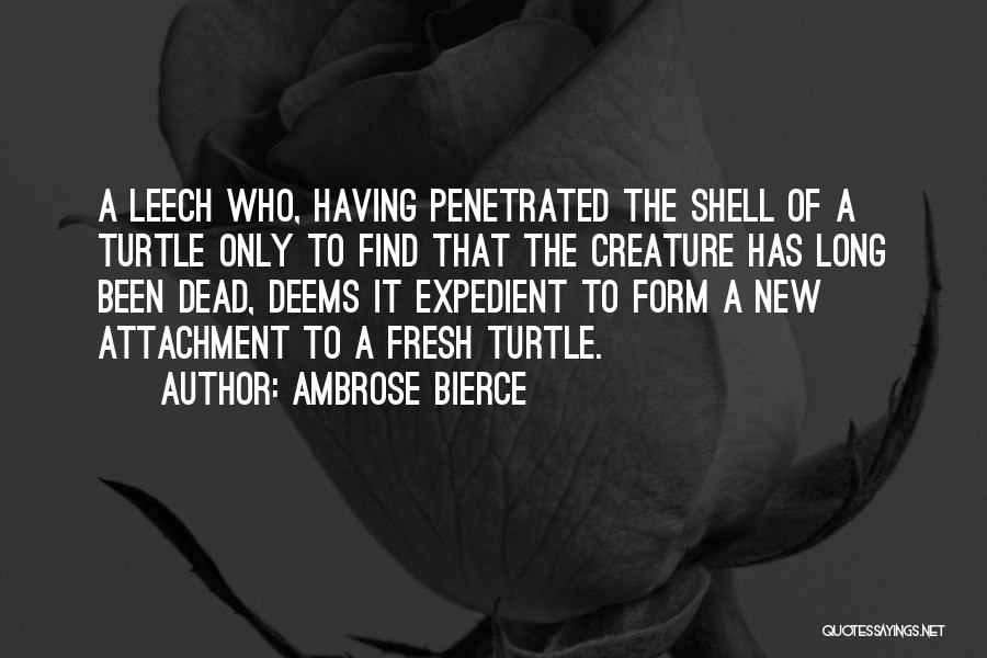 Leech Quotes By Ambrose Bierce