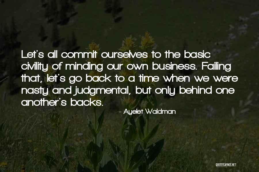 Leered Away Quotes By Ayelet Waldman Leered Away Quotes By Ayelet Waldman