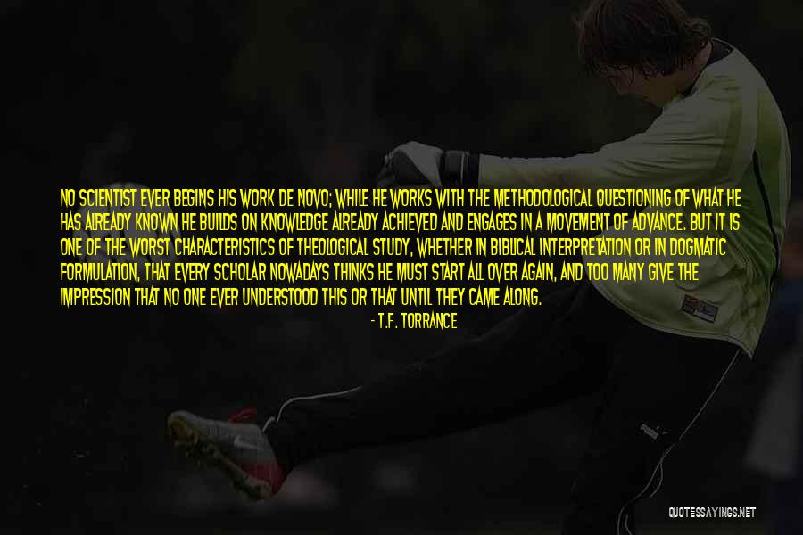 Leeteuk Suju Quotes By T.F. Torrance Leeteuk Suju Quotes By T.F. Torrance