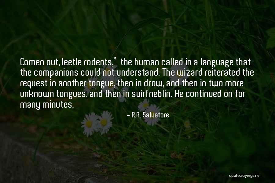 Leetle Leetle Quotes By R.A. Salvatore Leetle Leetle Quotes By R.A. Salvatore