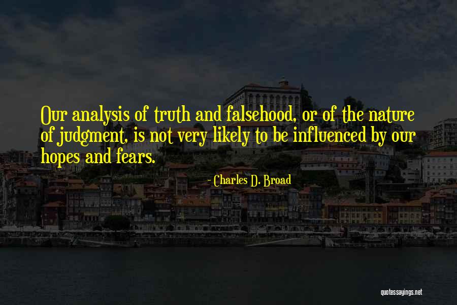Leffell Quotes By Charles D. Broad Leffell Quotes By Charles D. Broad