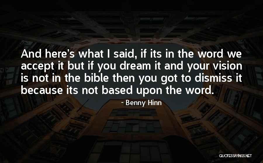 Lefkos Pyrgos Quotes By Benny Hinn Lefkos Pyrgos Quotes By Benny Hinn
