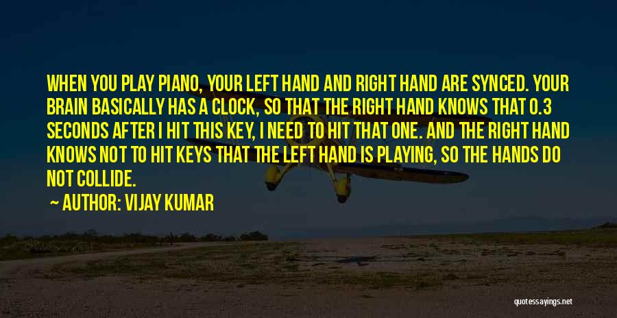 Left And Right Brain Quotes By Vijay Kumar