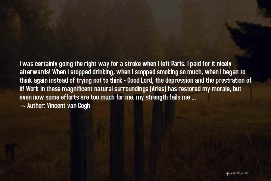 Left And Right Quotes By Vincent Van Gogh