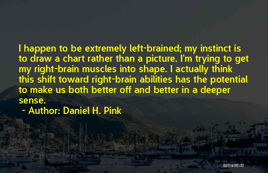 Left Brain Right Brain Quotes By Daniel H. Pink