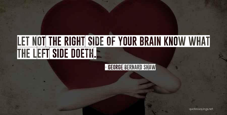 Left Brain Right Brain Quotes By George Bernard Shaw Left Brain Right Brain Quotes By George Bernard Shaw