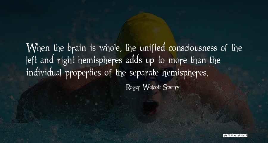 Left Brain Right Brain Quotes By Roger Wolcott Sperry Left Brain Right Brain Quotes By Roger Wolcott Sperry
