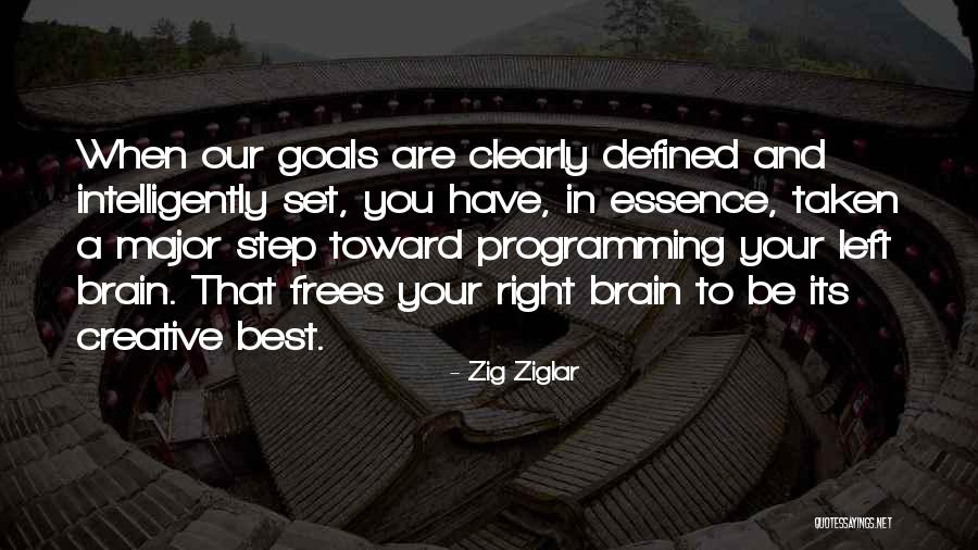 Left Brain Right Brain Quotes By Zig Ziglar Left Brain Right Brain Quotes By Zig Ziglar