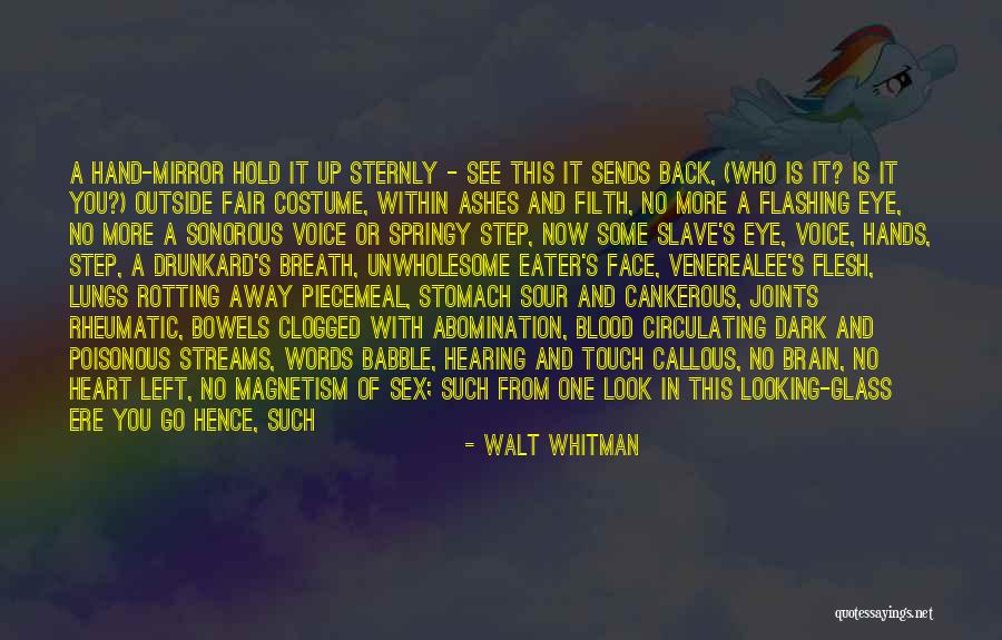 Left Eye Death Quotes By Walt Whitman Left Eye Death Quotes By Walt Whitman