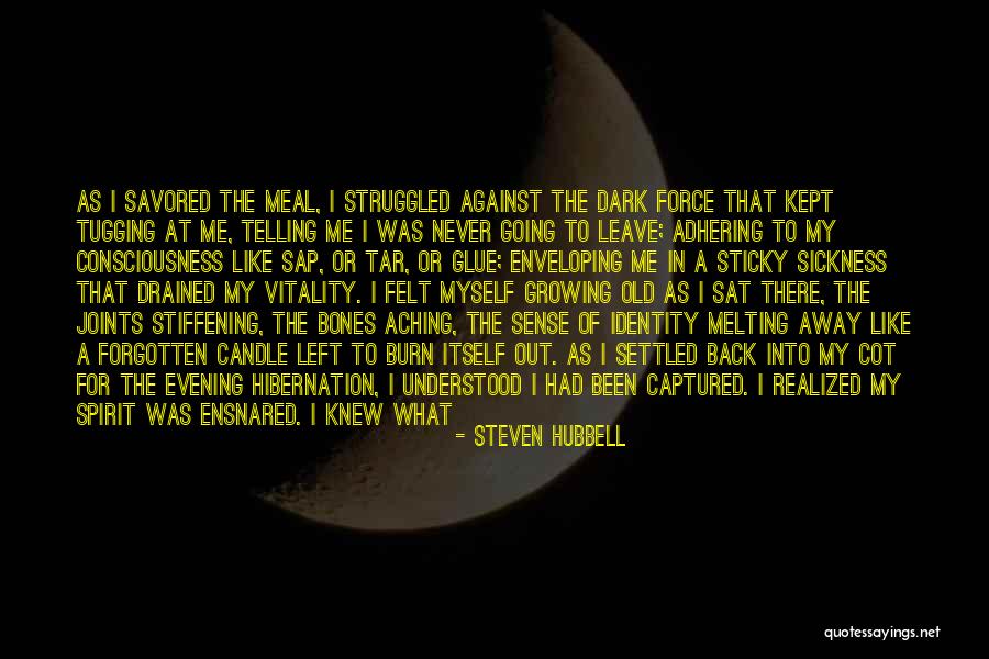 Left In The Dark Quotes By Steven Hubbell