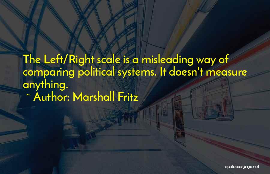 Left Right Quotes By Marshall Fritz
